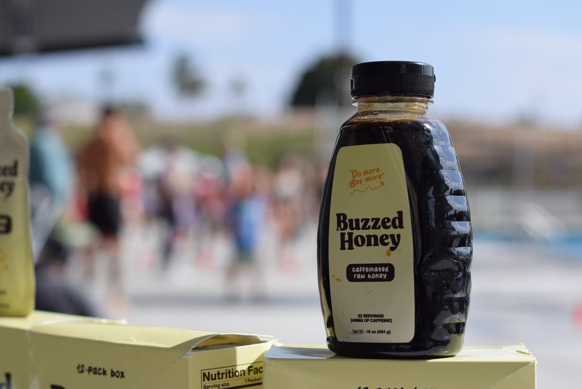 Buzzed Honey products for sale at an event