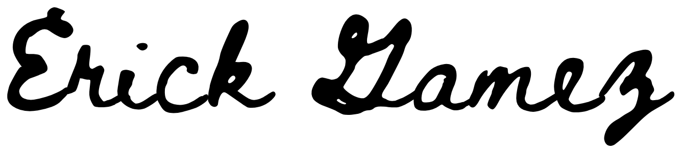 Erick Gamez signature